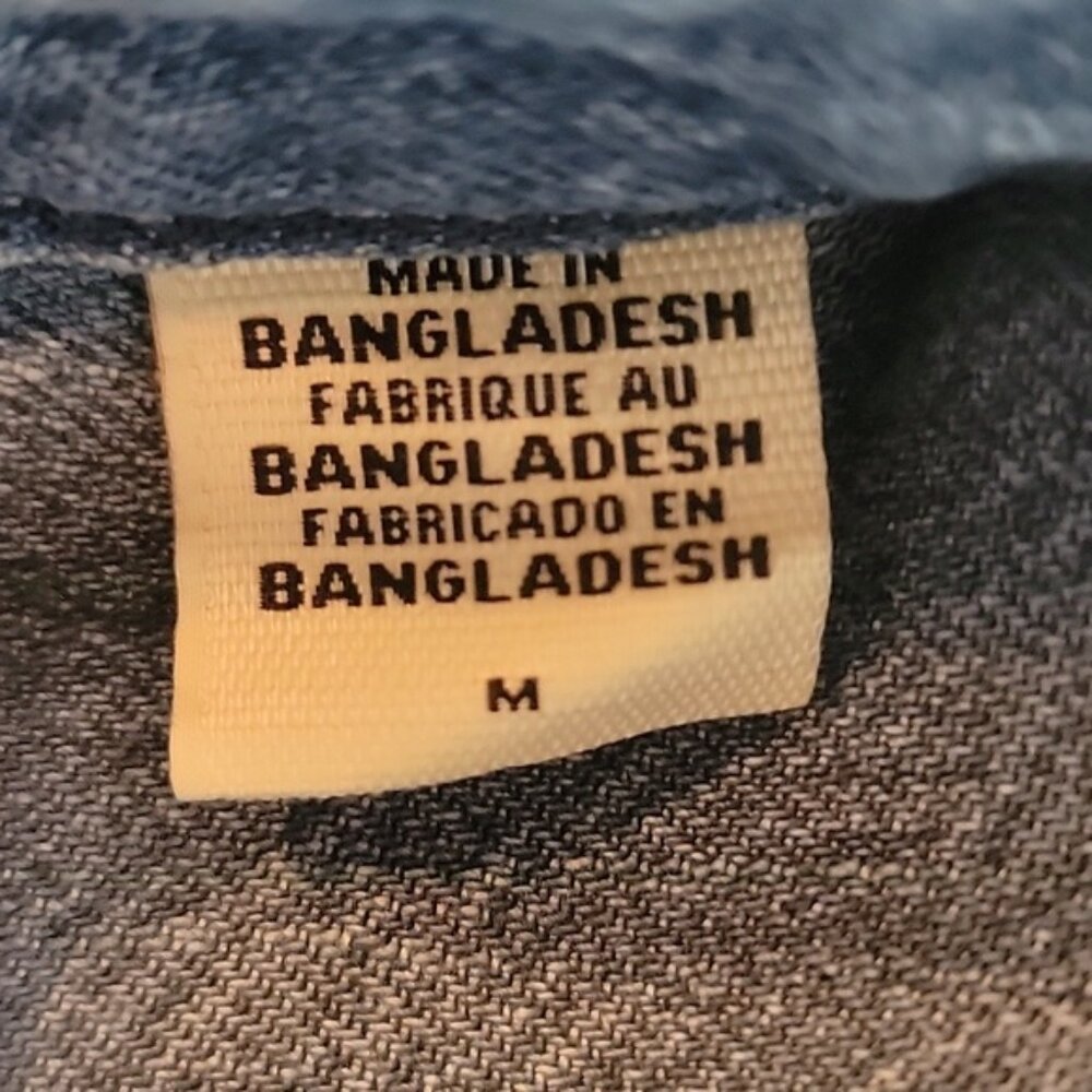 LEVI'S Light Wash Denim Short Sleeve Pearl Snap Western Casual Shirt Dress Sz M - Picture 6 of 8